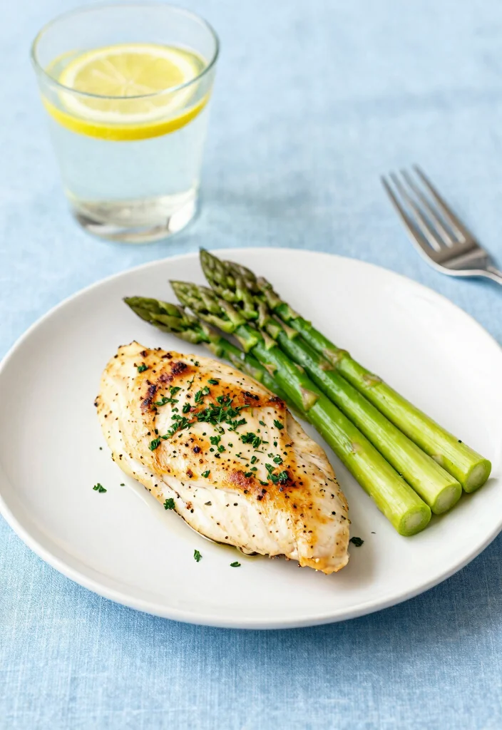 12 Healthy Meat Recipes for Easy Balanced Weeknight Meals - 1. Lemon Herb Chicken with Asparagus