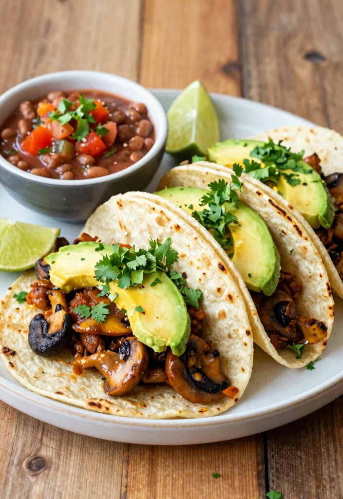 12 Healthy Mushroom Recipes for Easy Flavorful Meals - 2. Spicy Mushroom Tacos