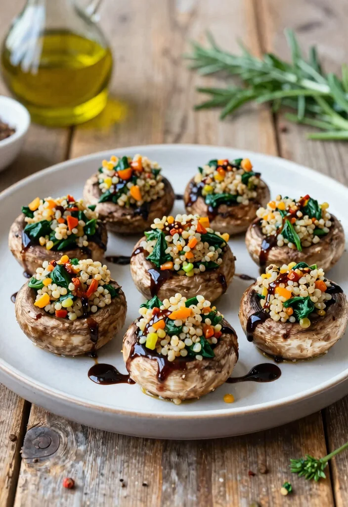 12 Healthy Mushroom Recipes for Easy Flavorful Meals - 5. Stuffed Portobello Mushrooms