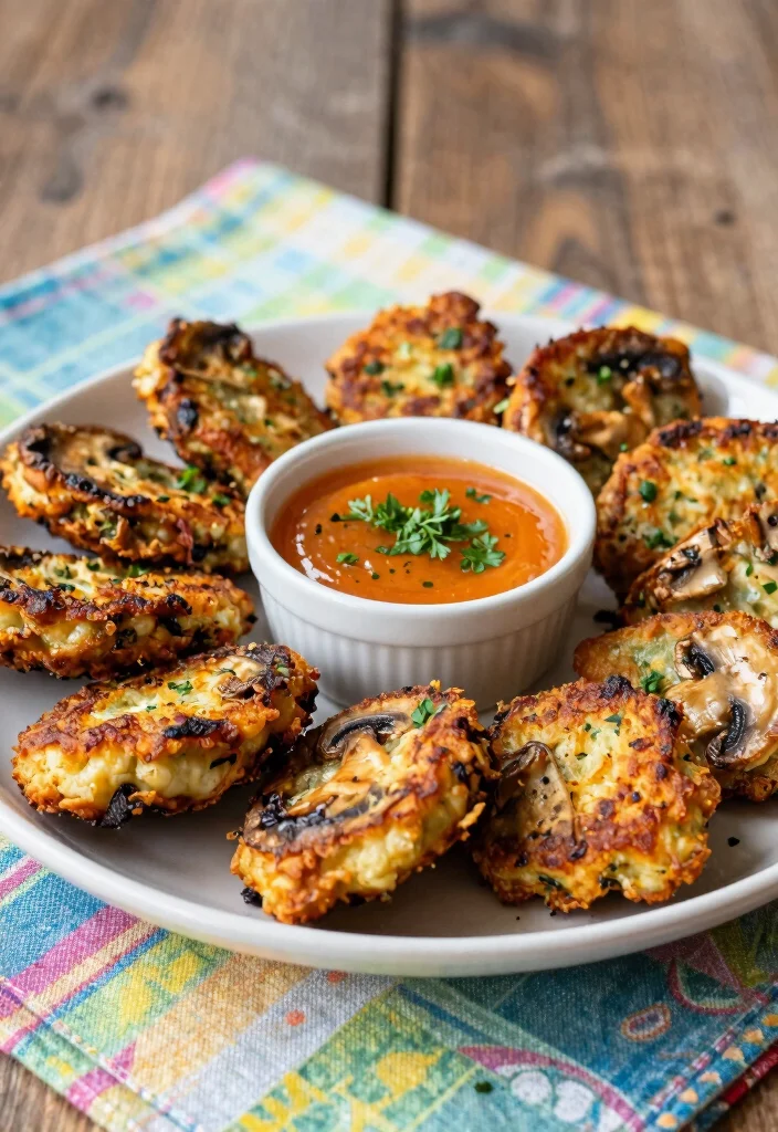 12 Healthy Mushroom Recipes for Easy Flavorful Meals - 7. Baked Mushroom Fritters