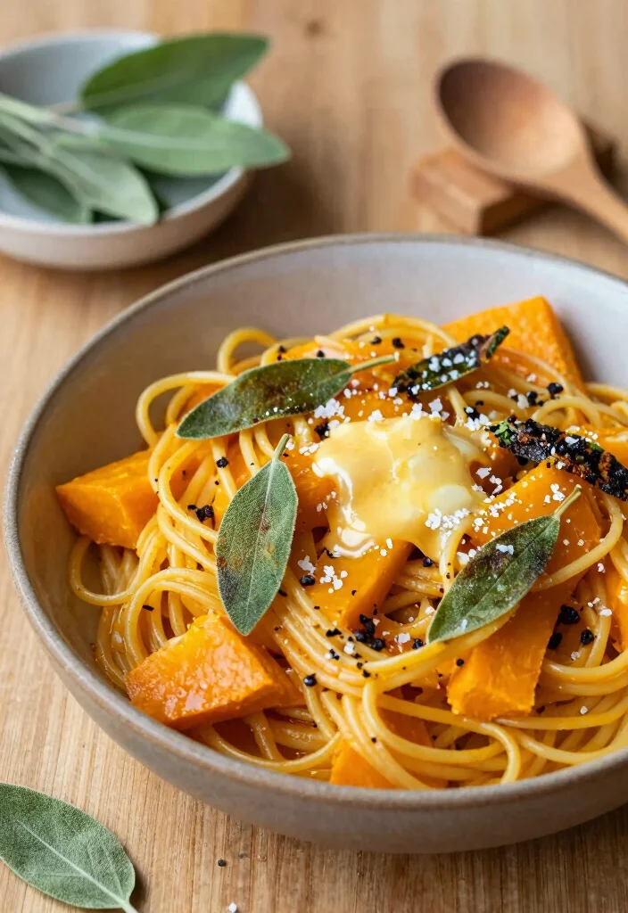 12 Healthy Noodle Recipes for Light Flavor-Packed Dinners - 12. Butternut Squash Noodles with Sage Brown Butter