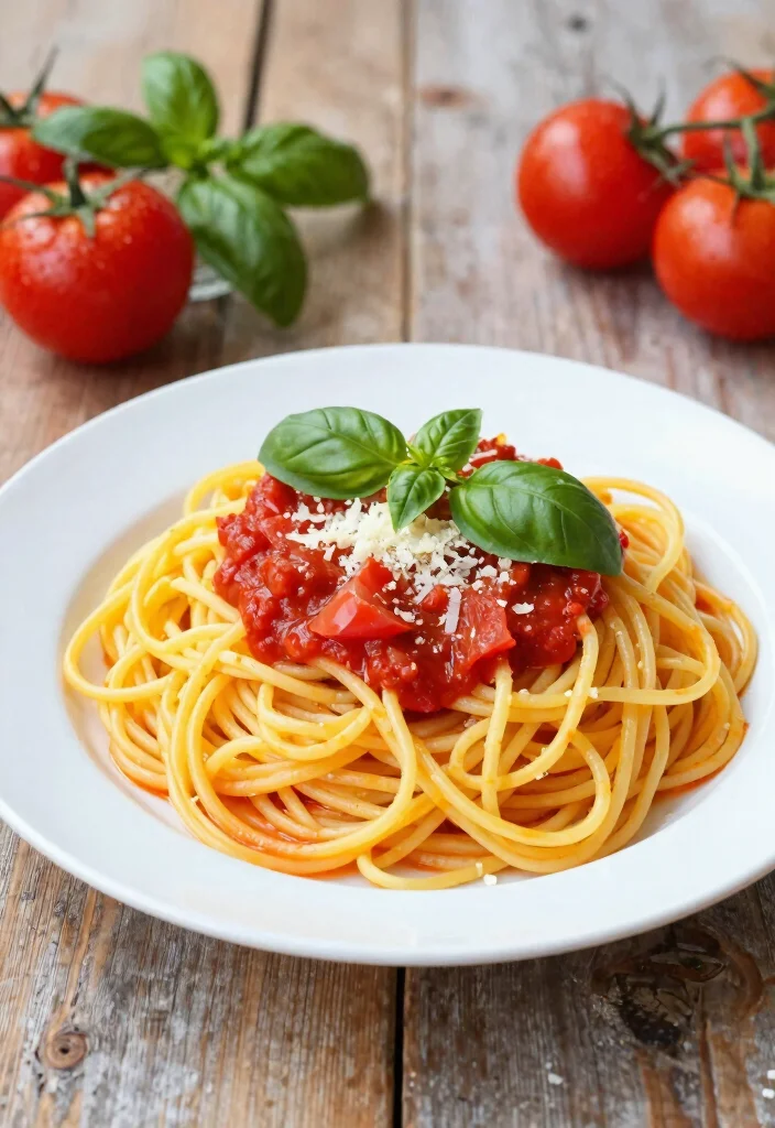 12 Healthy Noodle Recipes for Light Flavor-Packed Dinners - 4. Spaghetti Squash with Tomato Basil Sauce