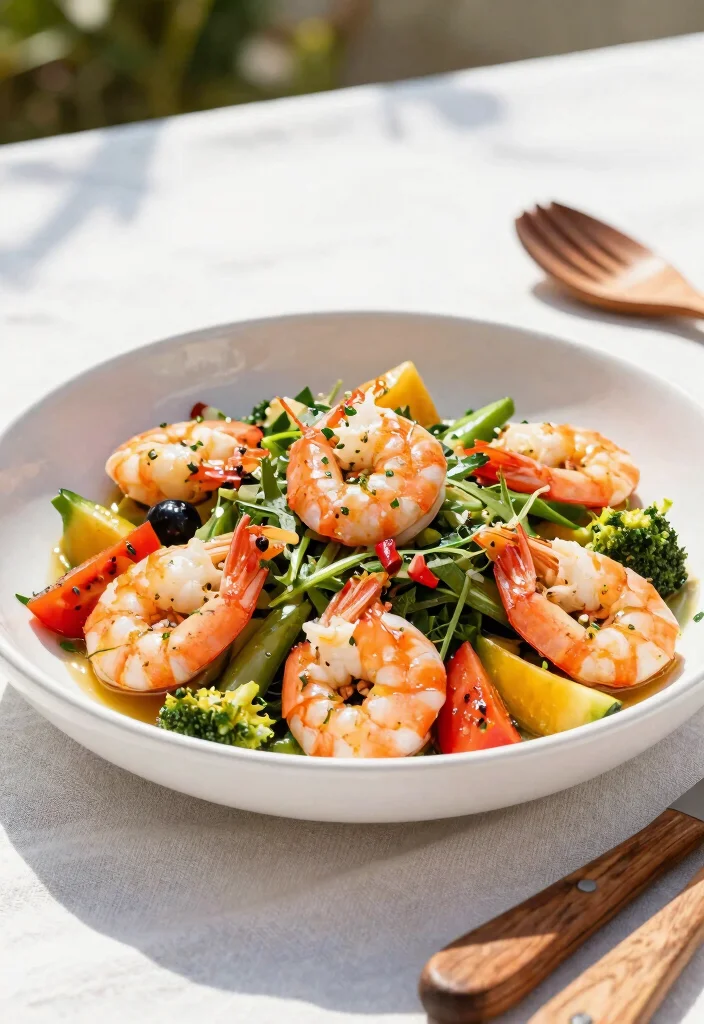 12 Healthy Pescatarian Recipes for Light Fresh Dinners - 2. Mediterranean Shrimp Salad