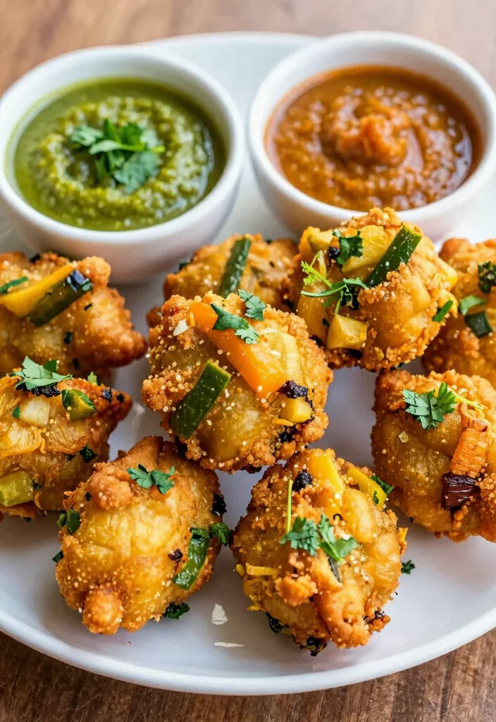 12 Indian Vegan Recipes for Simple Flavorful Plant-Based Meals - 8. Vegetable Pakoras - Crunchy Fried Snacks
