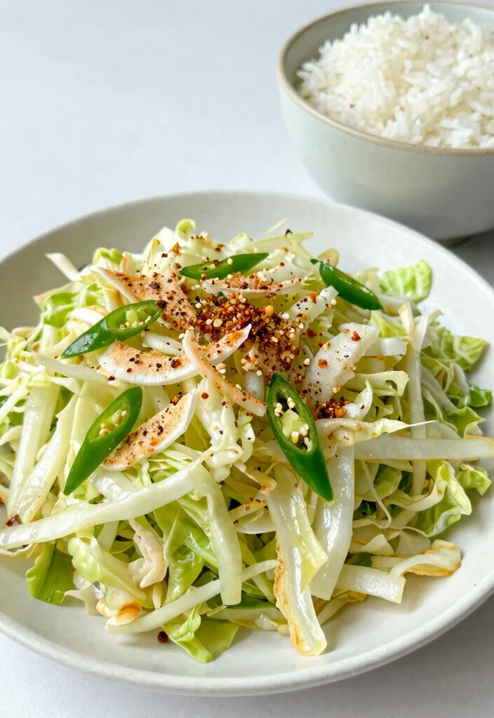 12 Indian Vegan Recipes for Simple Flavorful Plant-Based Meals - 9. Cabbage Thoran - A Quick Stir-Fried Dish