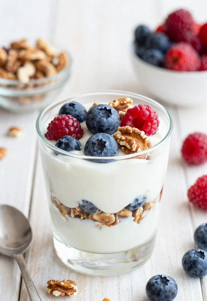 12 Keto Breakfast Recipes for Easy Low-Carb Morning Meals - 6. Greek Yogurt Parfait