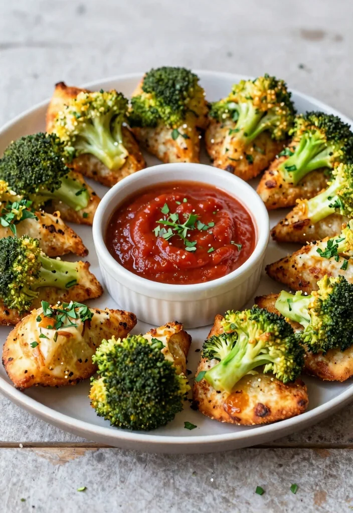 12 Keto Broccoli Recipes for Easy Healthy Low-Carb Dinners - 11. Broccoli Pizza Bites