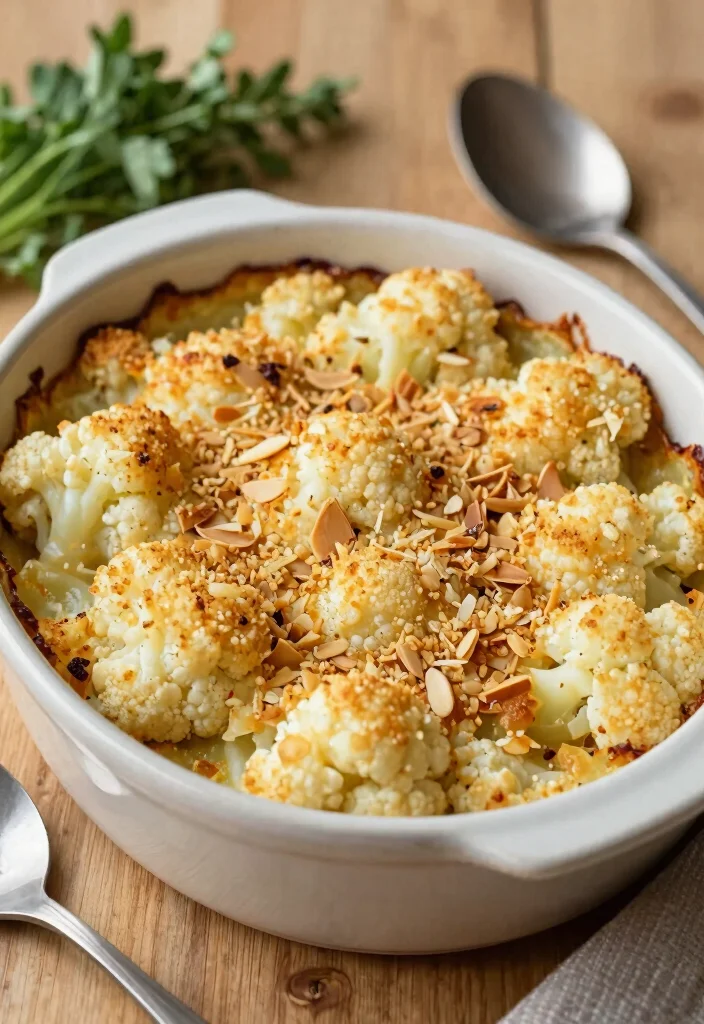 12 Keto Cauliflower Recipes for Simple Flavor-Rich Meals - 4. Cheesy Cauliflower Casserole