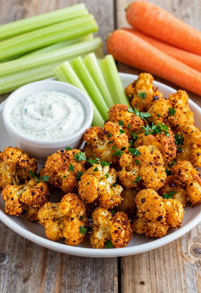 12 Keto Cauliflower Recipes for Simple Flavor-Rich Meals - 5. Buffalo Cauliflower Bites