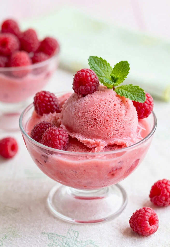 12 Keto Dessert Recipes for Simple Low-Carb Sweet Treats - 10. Raspberry Lemonade Sorbet