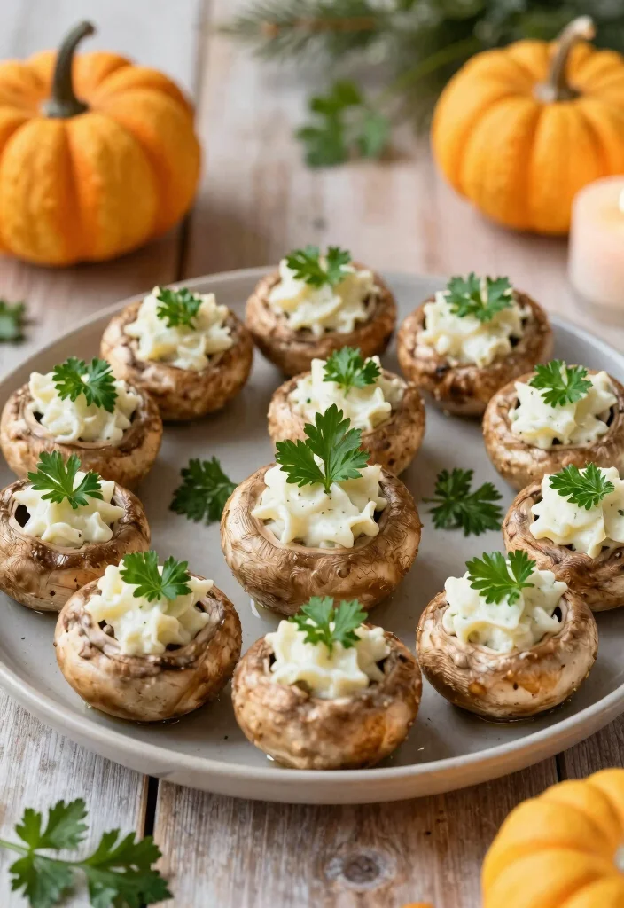 12 Keto Thanksgiving Recipes for Easy Low-Carb Holiday Plates - 8. Stuffed Mushrooms