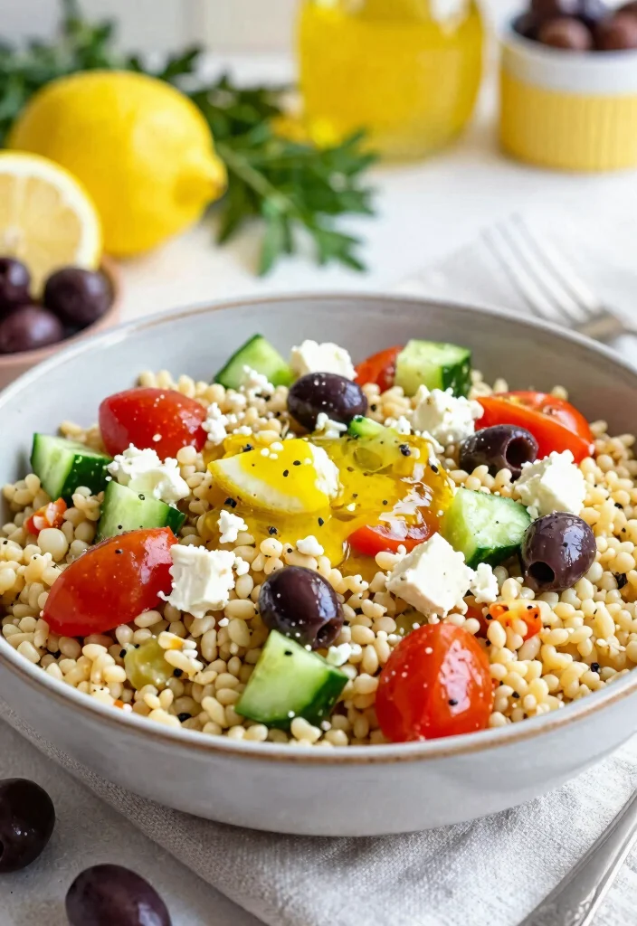 12 Light Dinner Recipes for Simple Fresh Weeknight Eating - 7. Mediterranean Couscous Salad