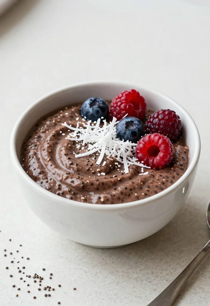 12 Low-Calorie Keto Recipes for Light Satisfying Meals - 12. Chocolate Chia Seed Pudding