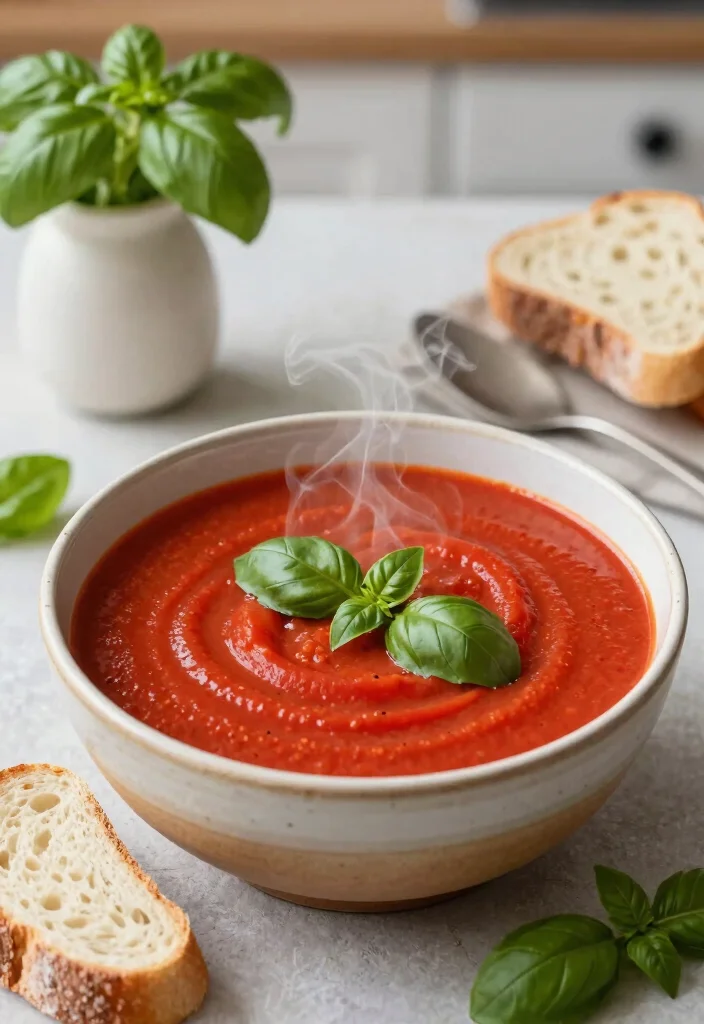 12 Low-Calorie Keto Recipes for Light Satisfying Meals - 7. Creamy Tomato Basil Soup