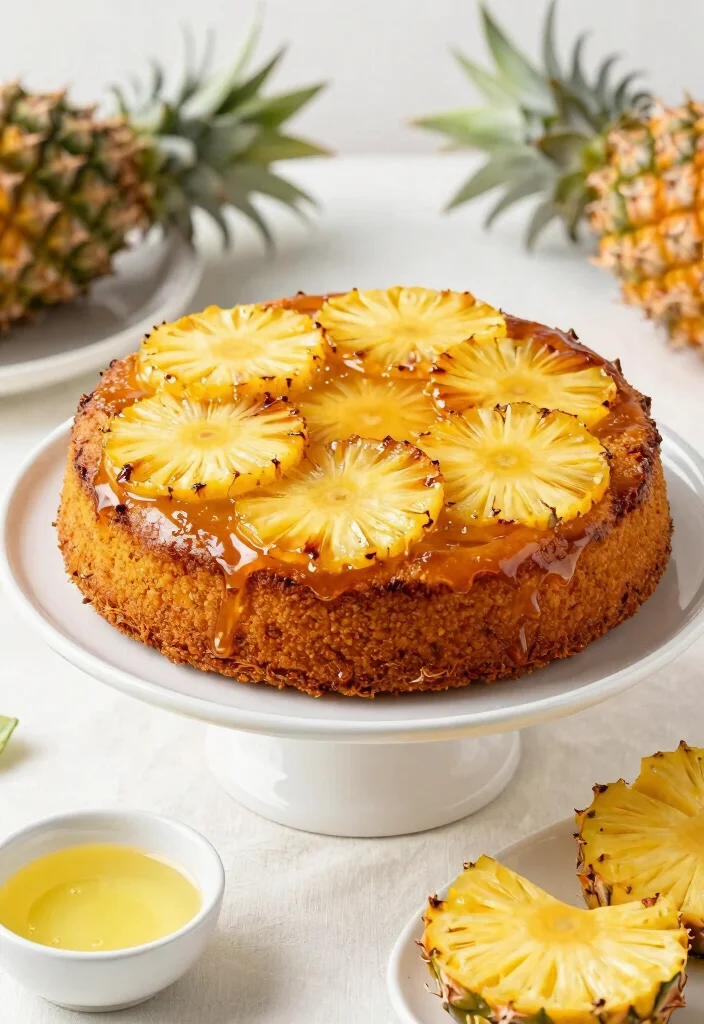 12 Pineapple Dessert Recipes for Fresh Tropical Sweet Ideas - 2. Pineapple Upside Down Cake