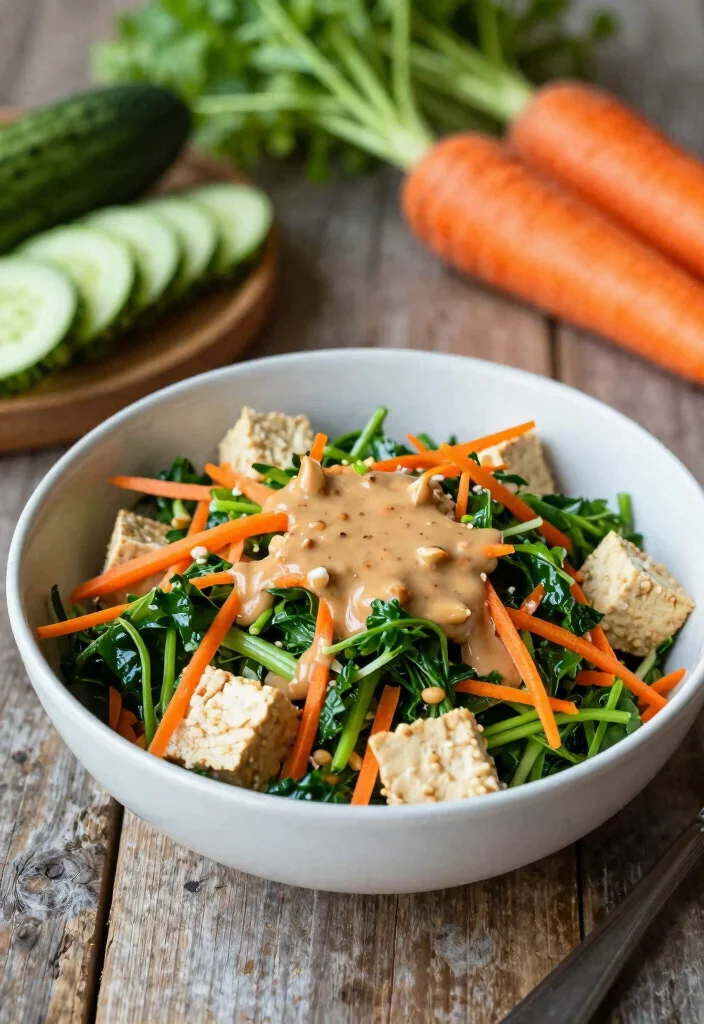 12 Tofu Dinner Recipes for Easy High-Protein Weeknight Meals - 7. Thai Peanut Tofu Salad