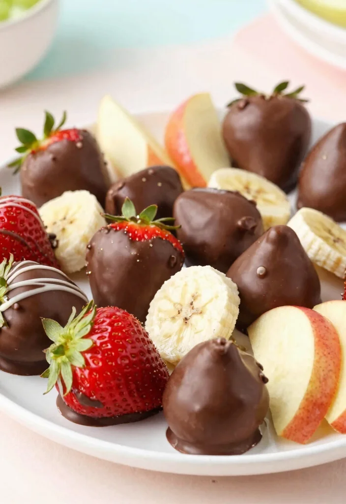 12 Vegan Bakery Recipes for Simple Sweet Plant-Based Treats - 12. Chocolate Dipped Fruit