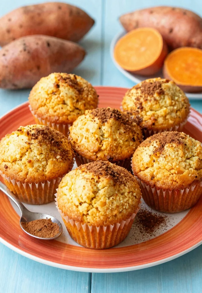 12 Vegan Bakery Recipes for Simple Sweet Plant-Based Treats - 6. Sweet Potato Muffins