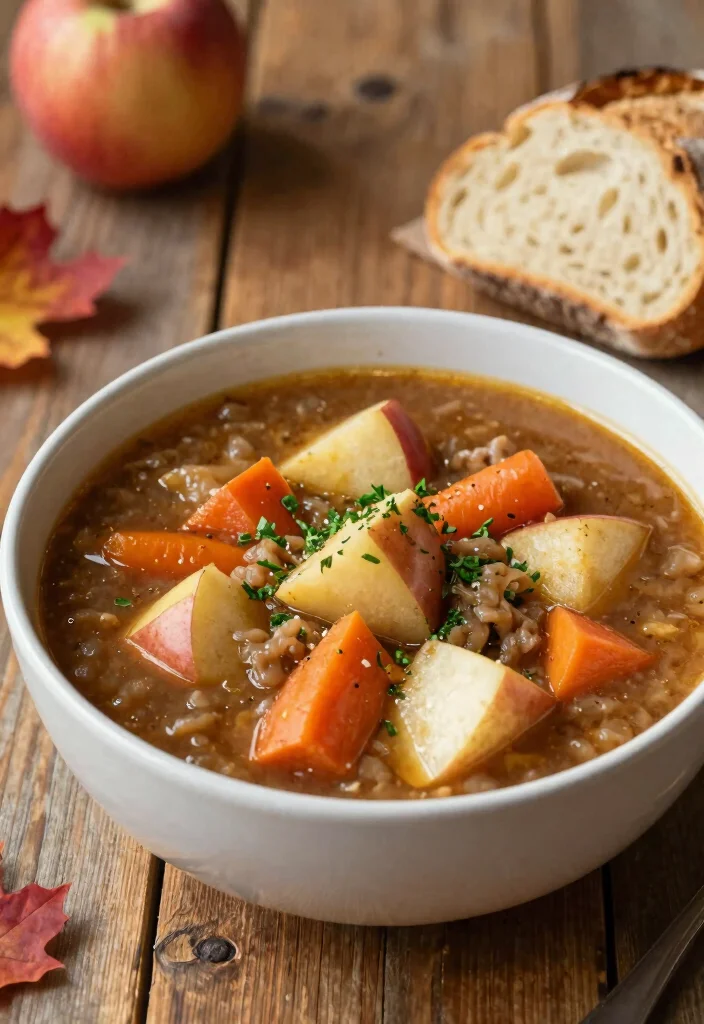 12 Vegan Fall Recipes with Cozy Seasonal Flavor Ideas - 5. Apple Cider Seitan Stew