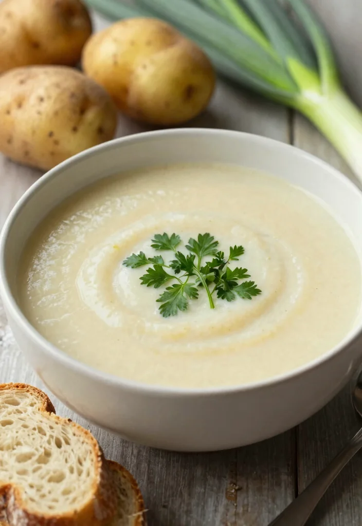 12 Vegan Fall Recipes with Cozy Seasonal Flavor Ideas - 9. Vegan Potato Leek Soup