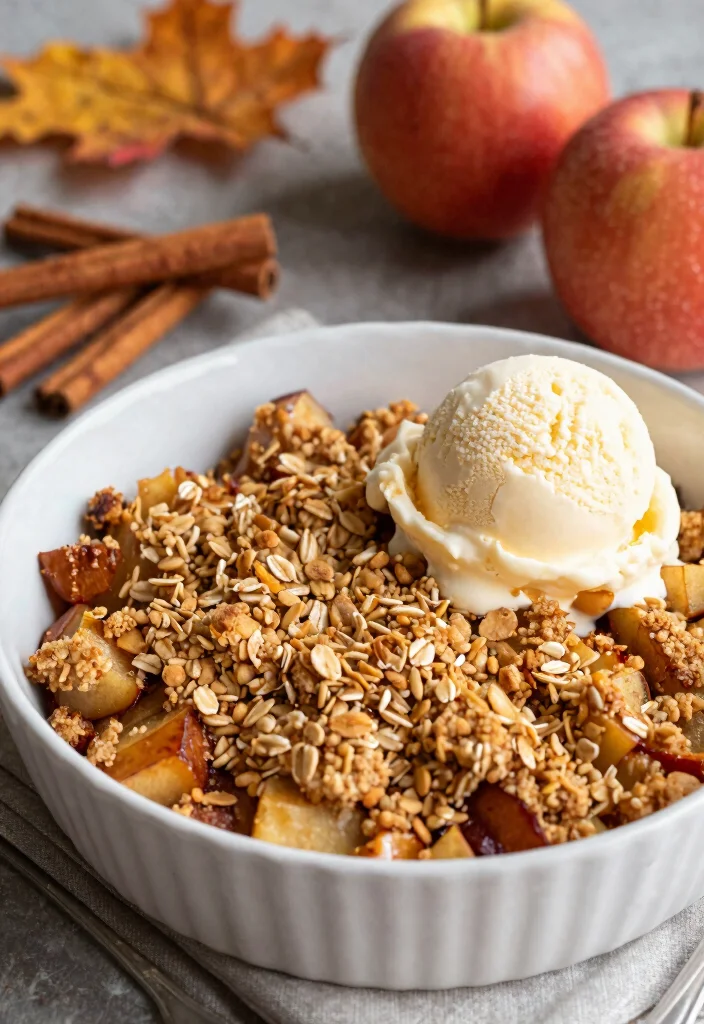 12 Vegan Thanksgiving Recipes for Easy Plant-Based Classics - 11. Vegan Apple Crisp