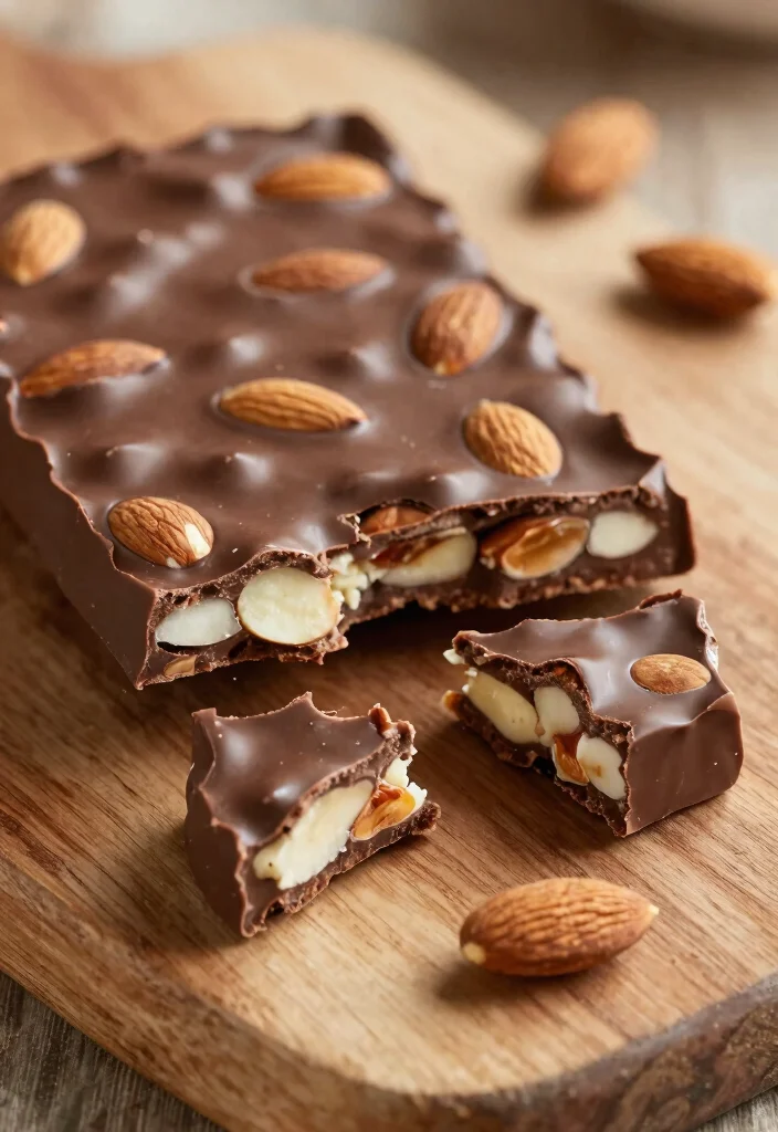 14 Chocolate Dessert Recipes with Easy Rich Crowd-Pleasers - 13. Chocolate Almond Bark