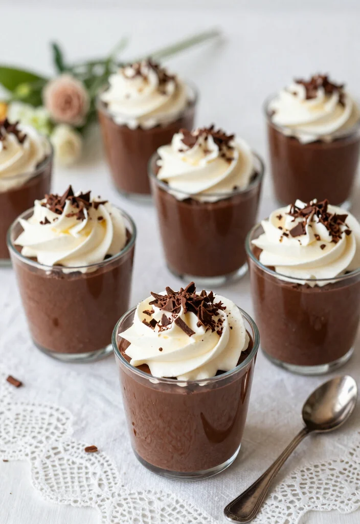 14 Chocolate Dessert Recipes with Easy Rich Crowd-Pleasers - 2. Chocolate Mousse Cups