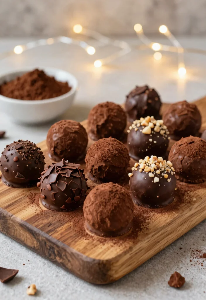 14 Chocolate Dessert Recipes with Easy Rich Crowd-Pleasers - 3. Chocolate Truffles