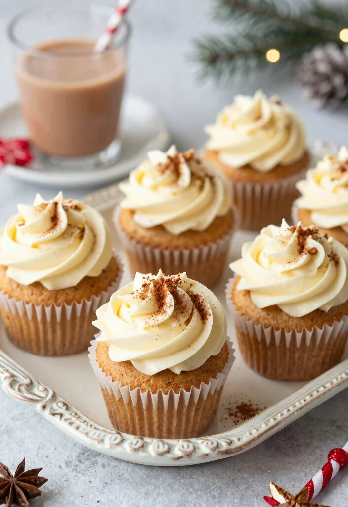 14 Christmas Dessert Recipes with Festive Easy Holiday Sweets - 9. Vegan Chai Spiced Cupcakes