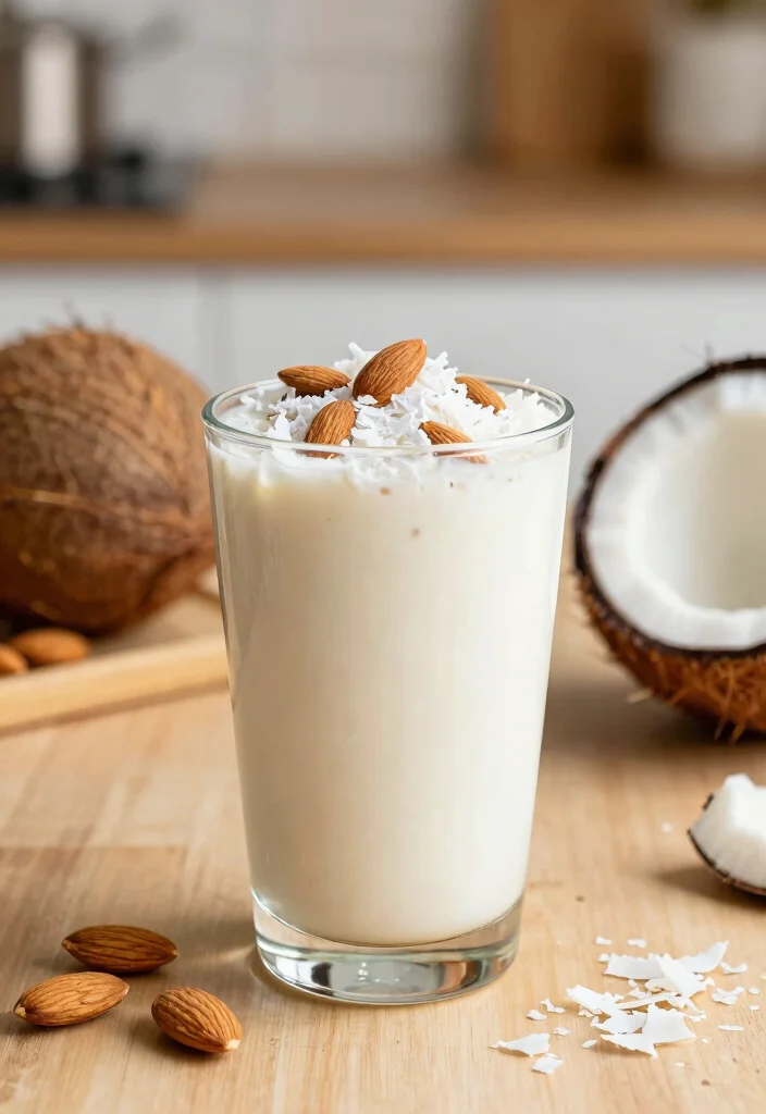 14 Healthy Smoothie Recipes for Quick Nutritious Blends - 10. Almond Coconut Smoothie