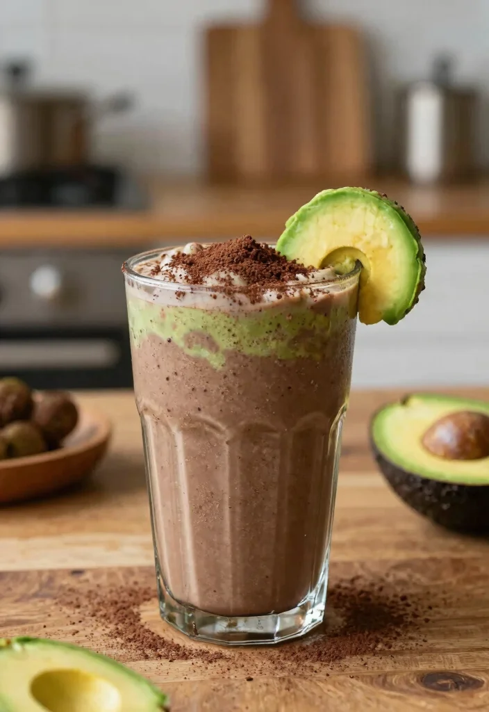 14 Healthy Smoothie Recipes for Quick Nutritious Blends - 5. Chocolate Avocado Smoothie