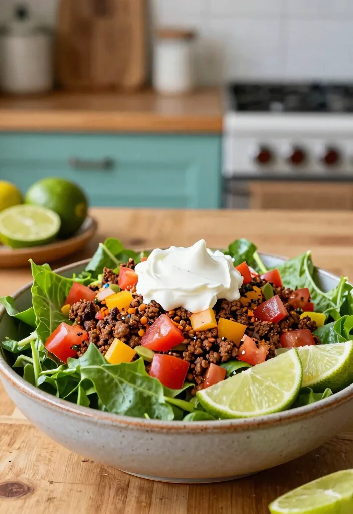 14 Low-Carb Dinner Recipes for Easy Balanced Weeknight Meals - 10. Taco Salad