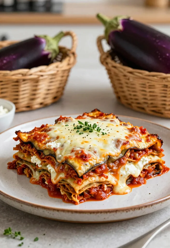 14 Low-Carb Dinner Recipes for Easy Balanced Weeknight Meals - 5. Eggplant Lasagna
