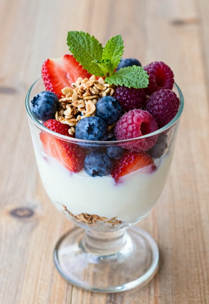 14 Summer Dessert Recipes with Fresh Easy Fruit-Forward Ideas - 1. Fresh Berry Yogurt Parfait