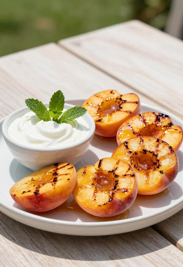 14 Summer Dessert Recipes with Fresh Easy Fruit-Forward Ideas - 7. Grilled Peaches with Honey