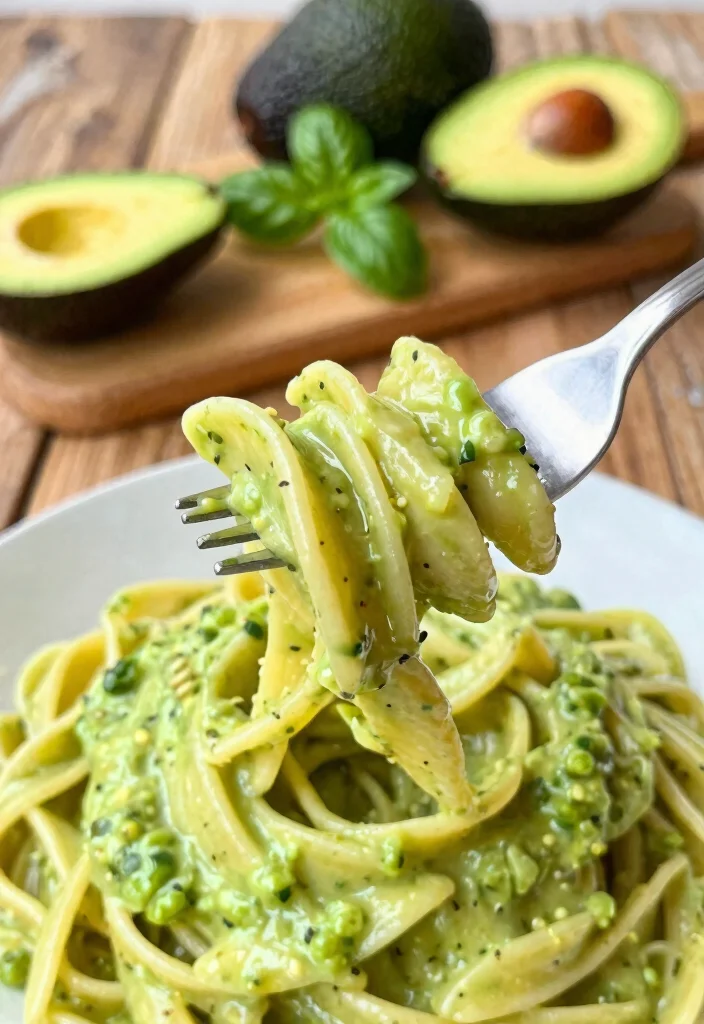 14 Vegan Pasta Recipes for Easy Comforting Weeknight Plates - 1. Creamy Avocado Pasta