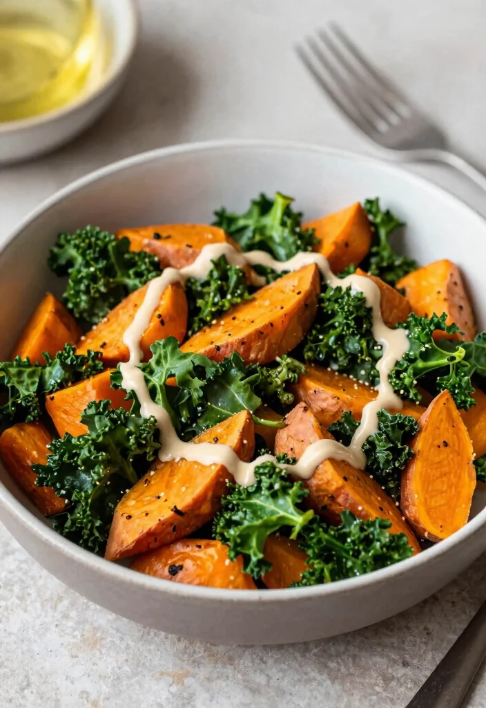 14 Vegan Pasta Recipes for Easy Comforting Weeknight Plates - 10. Sweet Potato and Kale Pasta