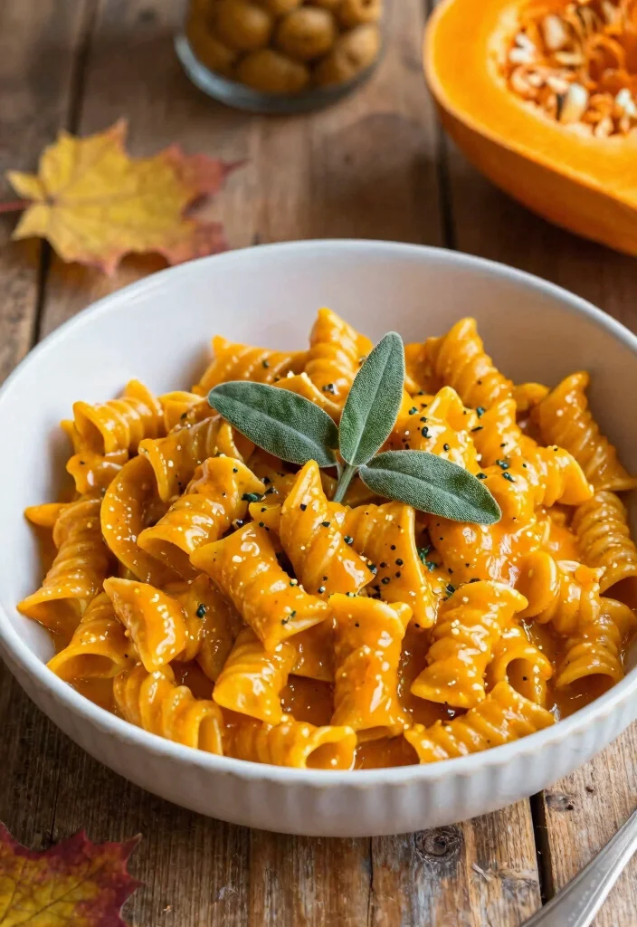 14 Vegan Pasta Recipes for Easy Comforting Weeknight Plates - 14. Butternut Squash Pasta