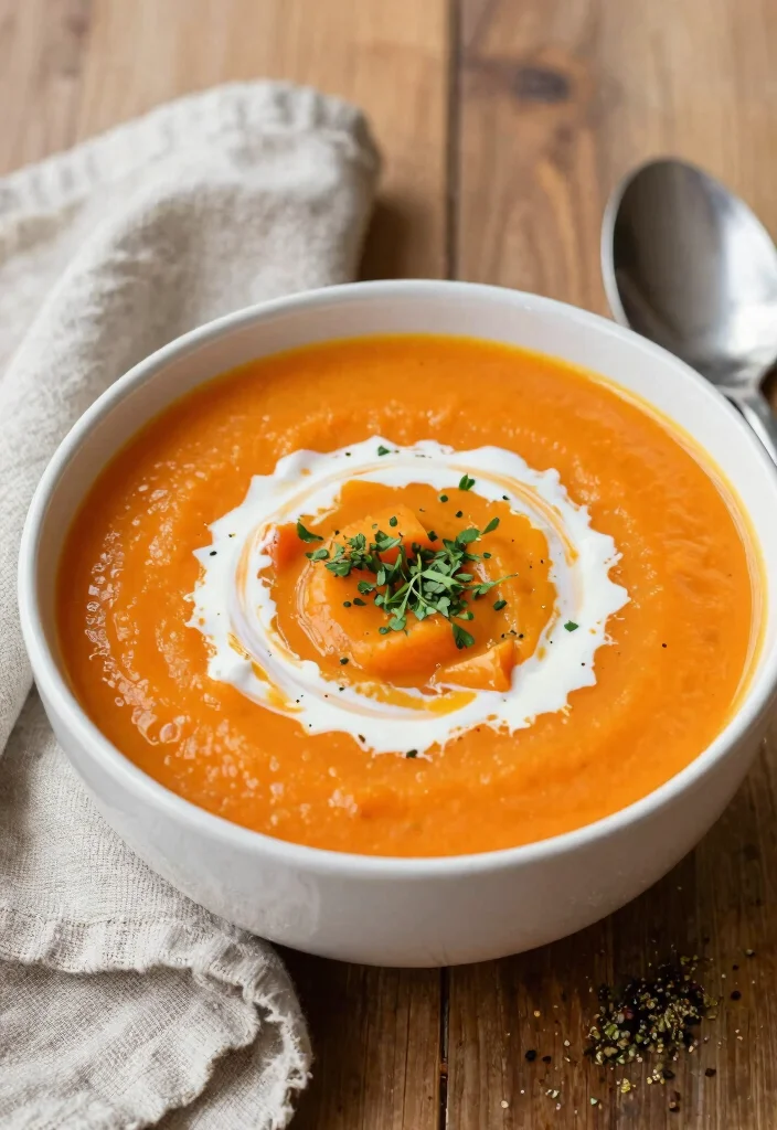 14 Vegan Vegetable Recipes for Simple Fresh Everyday Meals - 11. Carrot and Ginger Soup