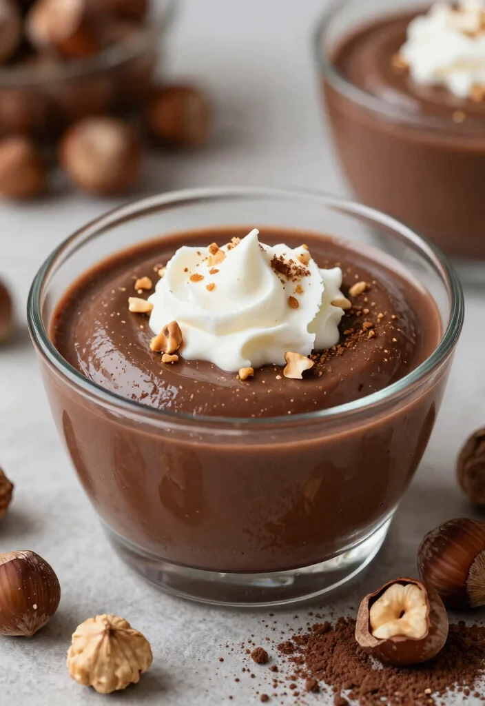 14 Yummy Dessert Recipes for Simple Crowd-Pleasant Treats - 13. Chocolate Hazelnut Pudding