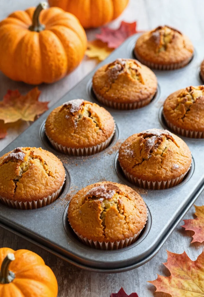 14 Yummy Dessert Recipes for Simple Crowd-Pleasant Treats - 14. Pumpkin Spice Muffins
