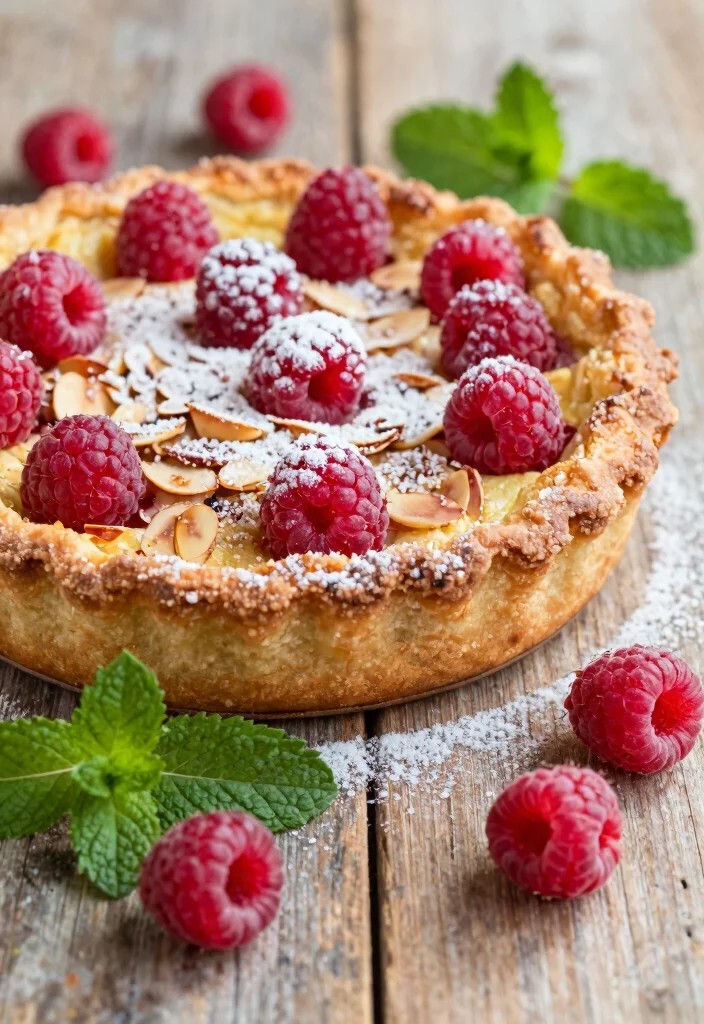 14 Yummy Dessert Recipes for Simple Crowd-Pleasant Treats - 7. Raspberry Almond Clafoutis