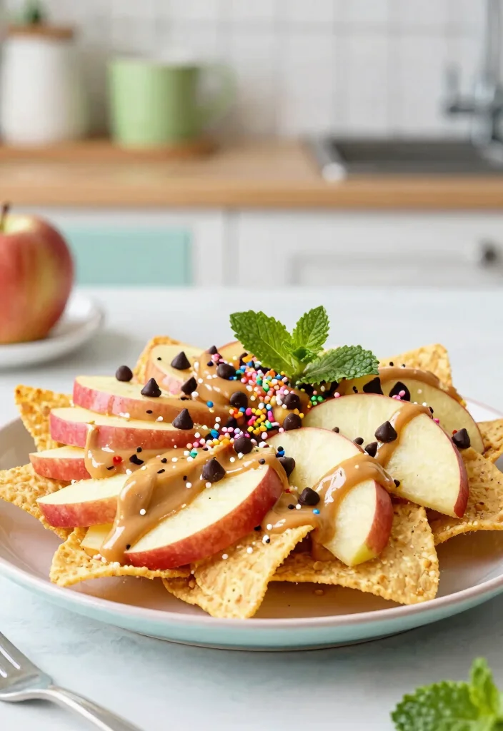8 Simple 3-Ingredient Dessert Recipes for Fast Easy Treats - 6. Easy Apple Nachos